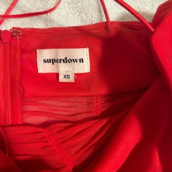 Superdown Red Mini Dress - Picture 5 of 8